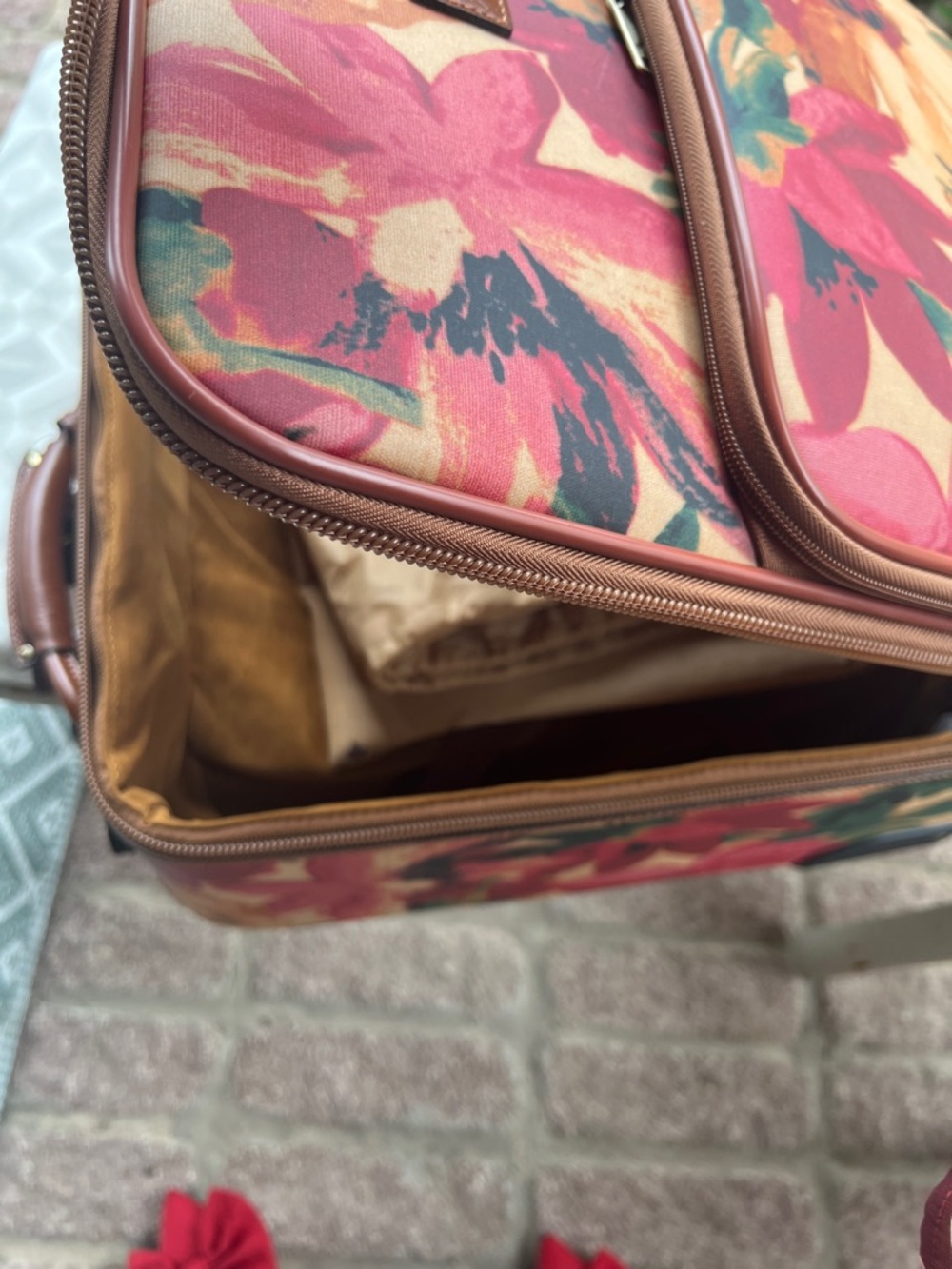 Floral Carry-On Rolling Luggage - Multicolor bag by Patricia Nash. - Picture 15 of 15